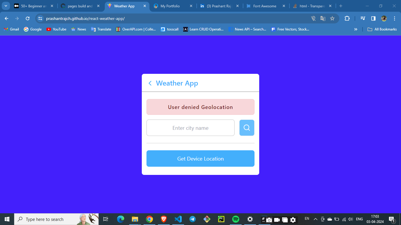 Weather App
